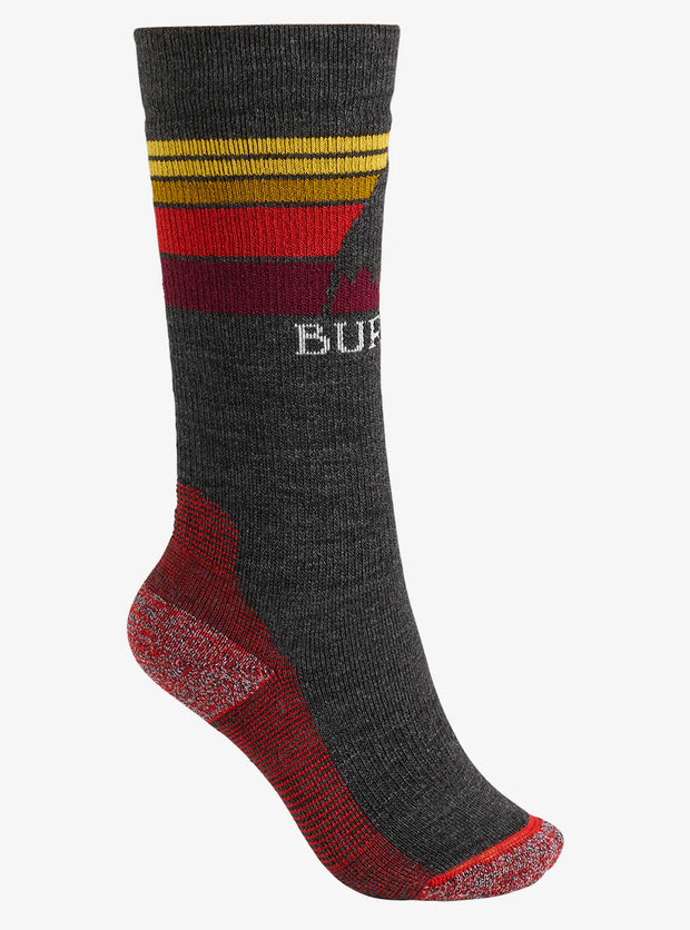 Burton Kids Emblem Midweight Socks - BLACK