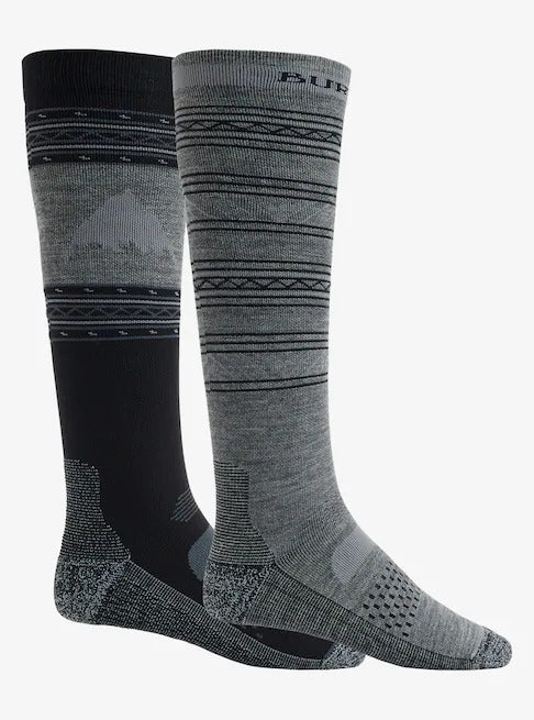Burton Performance Lightweight Socks - 2 Pack - BLACK