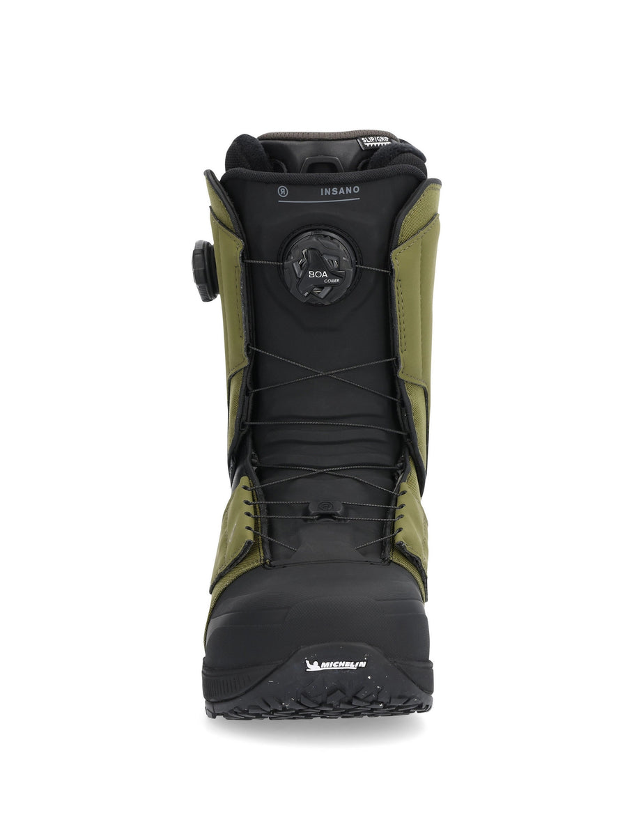 ride anthem olive boa snowboard boots Men's 2026 Black / 9.5 The Closer Lace Guide evens the lace tension acrossthe entire boot DC Control Snowboard Boots -