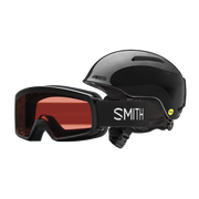 Smith Youth Glide Jr Mips Helmet/Rascal Goggle Combo - BLACK