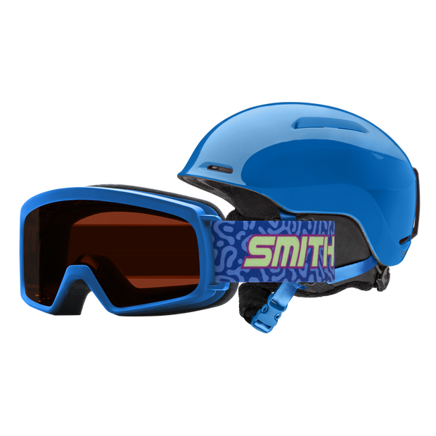 Smith Youth Glide Jr Mips Helmet/Rascal Goggle Combo - BLUE