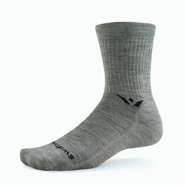 Swiftwick Pursuit Hike Six Med Weight - grey