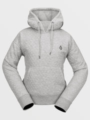 Volcom Women's V.Co Air Layer Thermal Hoodie - GREY