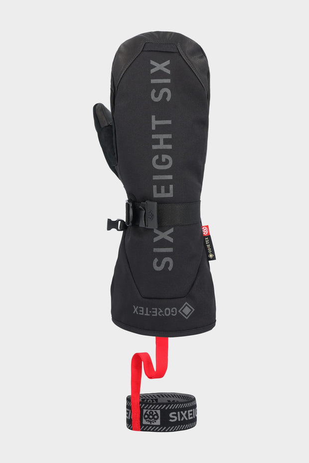 686 GORE-TEX Leather Deep Days Mitt - BLACK