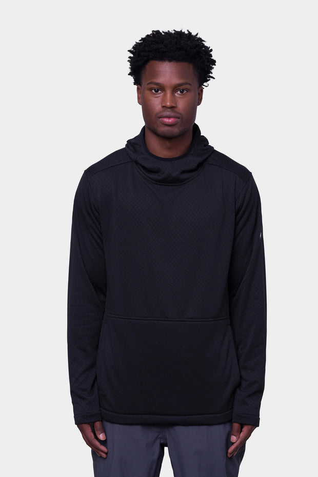 686 Mission Grid Fleece Hoody - BLACK