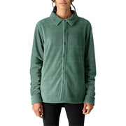 686 Women's Sierra Nevada Fleece Snap Up - GREEN