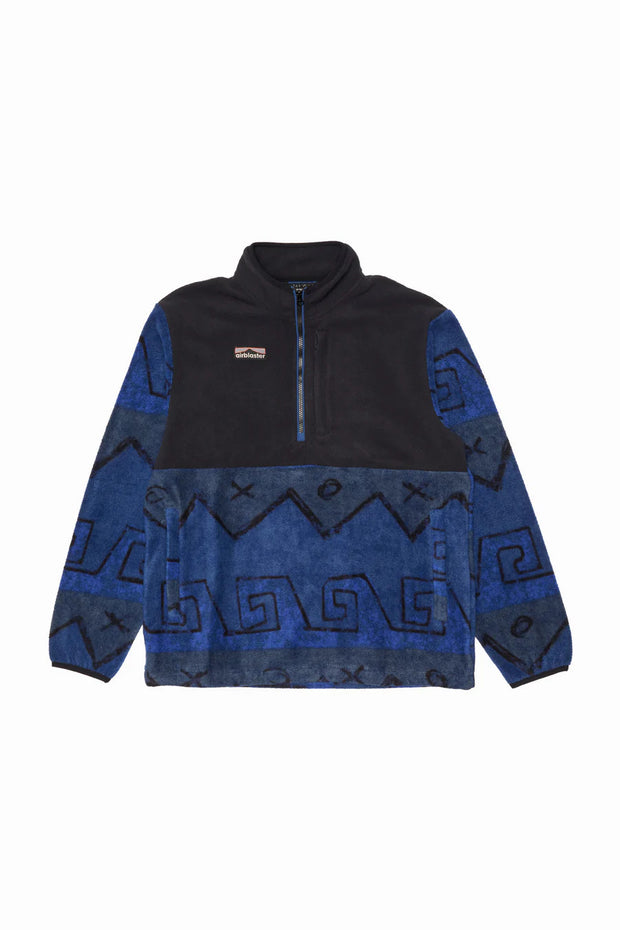 Airblaster Fleece Half Zip - BLUE