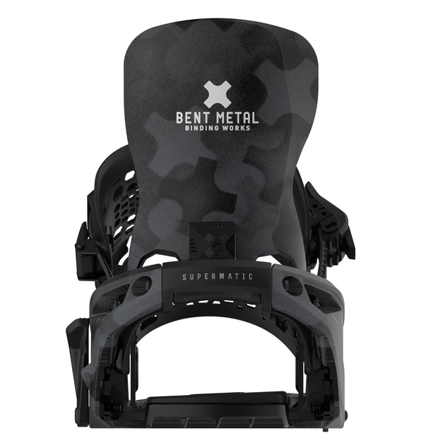 Bent Metal Lightning Supermatic Snowboard Bindings 2026 - BLACK