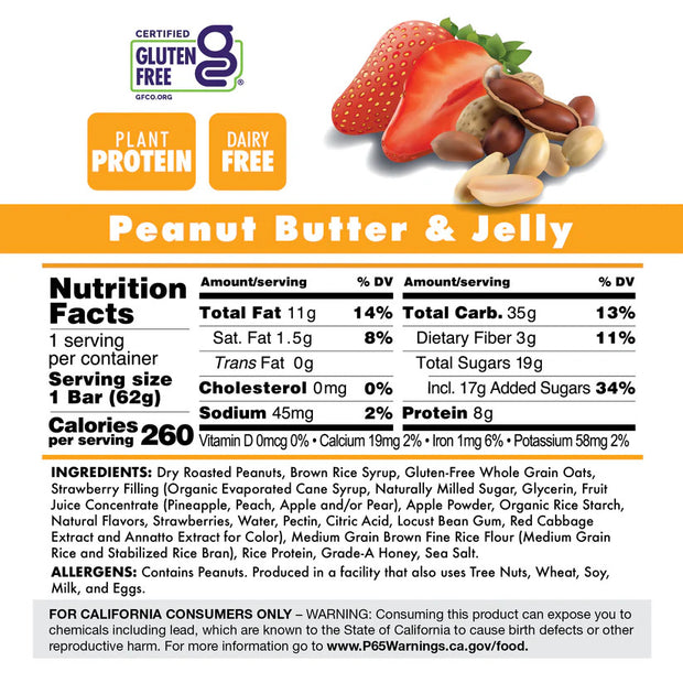 Bonk Breaker Energy Bar PB&J