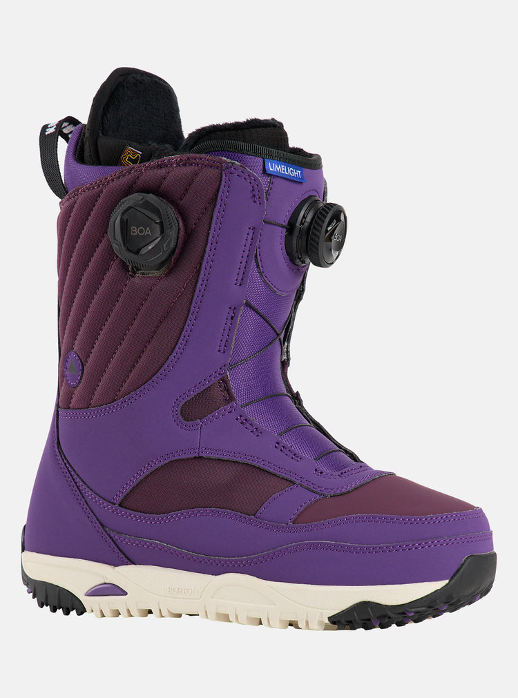 Burton Women's Limelight BOA Snowboard Boots Imperial Purple 8.5