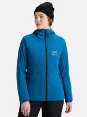 Burton Women's [ak] Helium Hooded Stretch Insulated Jacket  - BLUE