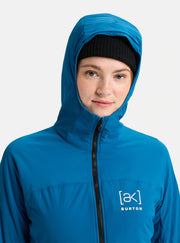 Burton Women's [ak] Helium Hooded Stretch Insulated Jacket  - BLUE