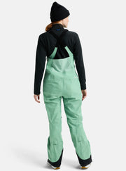 Burton Women's [ak] Kimmy GORE‑TEX 3L Stretch Bib Pants 2026 - green