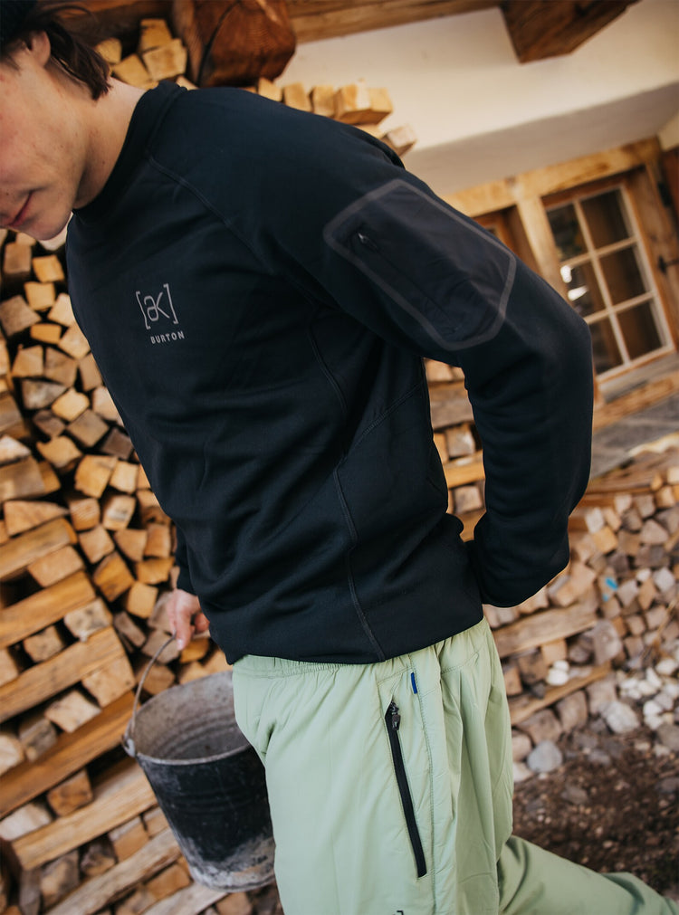 Burton [ak] Baker Power Stretch Fleece Crewneck – Shoreline Tahoe