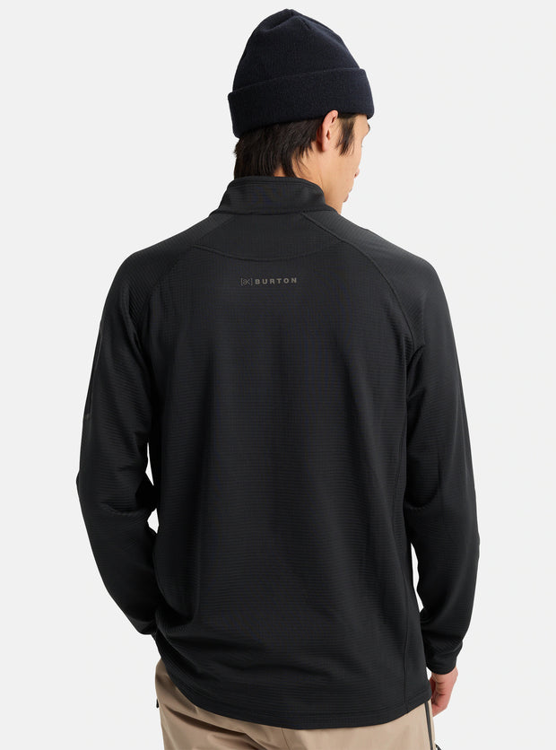 Burton [ak] Helium Grid Half-Zip Fleece - BLACK