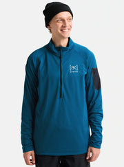 Burton [ak] Helium Grid Half-Zip Fleece - BLUE