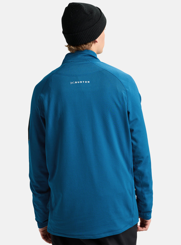 Burton [ak] Helium Grid Half-Zip Fleece - BLUE