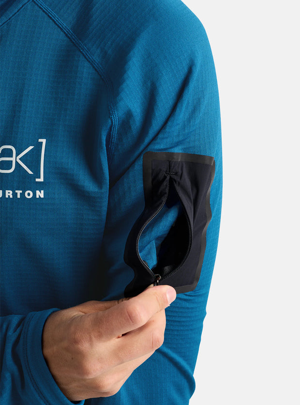 Burton [ak] Helium Grid Half-Zip Fleece - BLUE