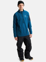 Burton [ak] Helium Grid Half-Zip Fleece - BLUE