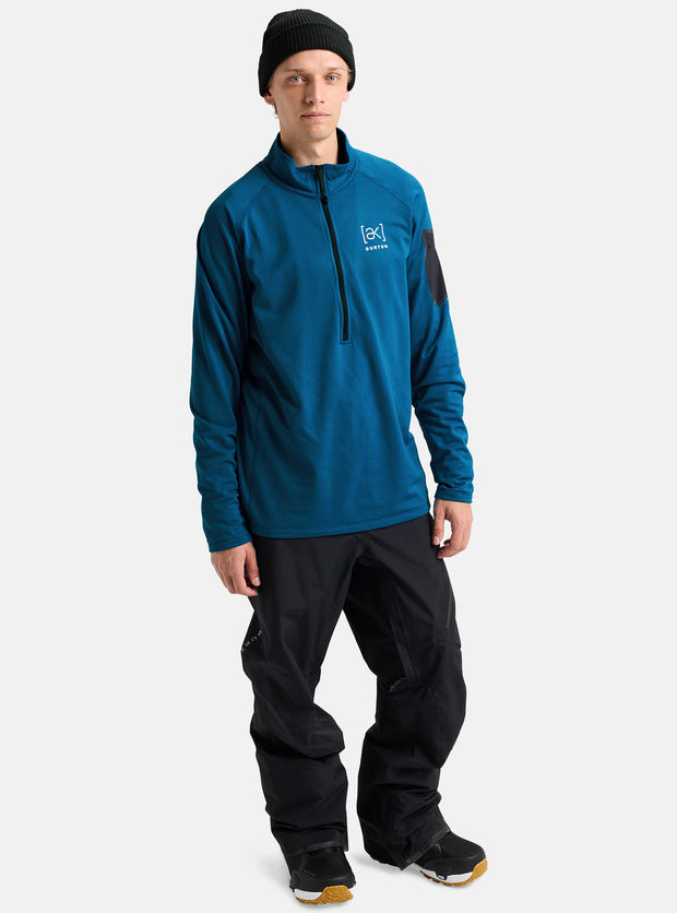 Burton [ak] Helium Grid Half-Zip Fleece - BLUE