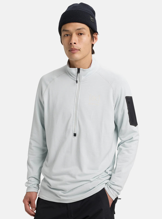 Burton [ak] Helium Grid Half-Zip Fleece - GREY