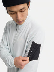 Burton [ak] Helium Grid Half-Zip Fleece - GREY