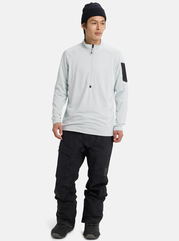 Burton [ak] Helium Grid Half-Zip Fleece - GREY