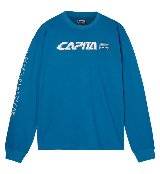 Capita Gravity Long Sleeve Tee - BLUE