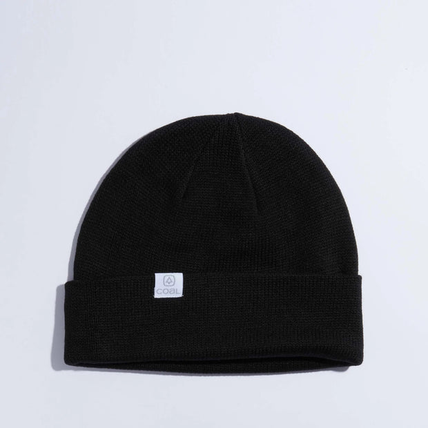 Coal FLT Recycled Polylana Knit Beanie - BLACK