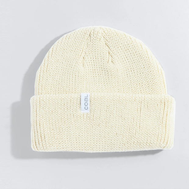 Coal Frena Thick Knit Cuff Beanie - WHITE