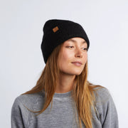 Coal The Pearl Fuzzy Knit Beanie - BLACK