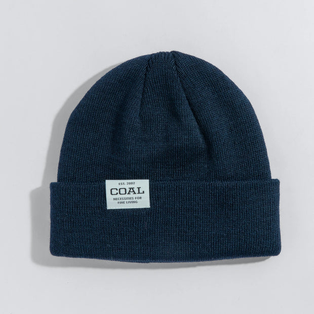 Coal The Uniform Low Recycled Knit Cuff Beanie - blue