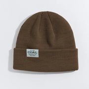 Coal The Uniform Low Recycled Knit Cuff Beanie - brown