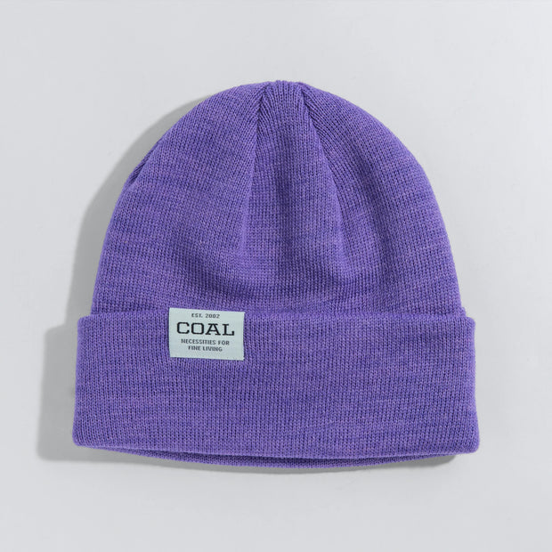 Coal The Uniform Low Recycled Knit Cuff Beanie - PURPLE