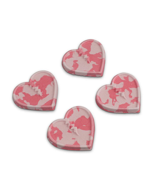 Crab Grab Mini Hearts Stomp Pad - pink