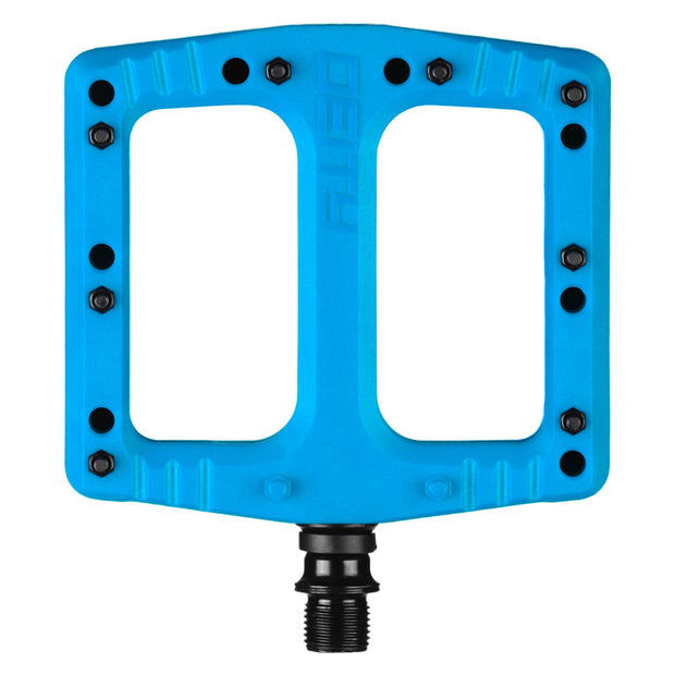 DEITY Deftrap Pedals - Platform, Composite, 9/16" - BLUE