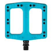 DEITY Deftrap Pedals - Platform, Composite, 9/16" - blue