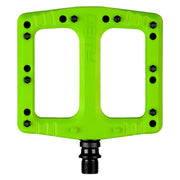 DEITY Deftrap Pedals - Platform, Composite, 9/16" - GREEN