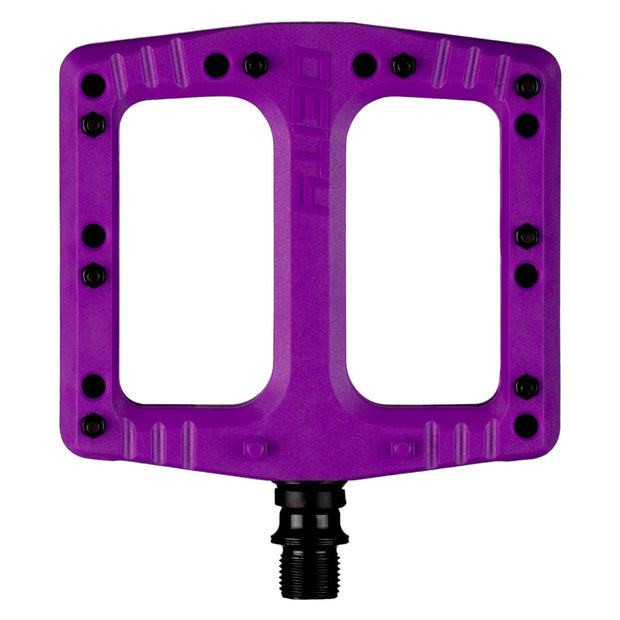 DEITY Deftrap Pedals - Platform, Composite, 9/16" - purple