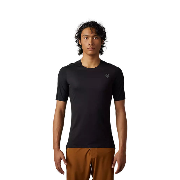 Fox Flexair Ascent Short Sleeve Jersey - BLACK