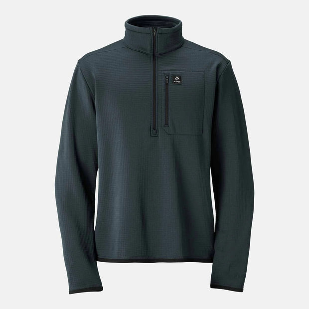 Jones Flagship Grid 1/2 Zip - BLUE