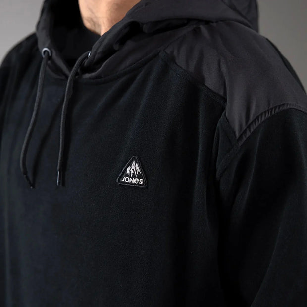 Jones Fleece Hoodie - BLACK