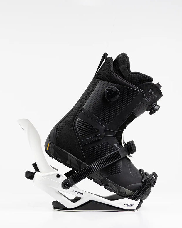 Jones Mercury Fase Snowboard Binding 2026 - WHITE