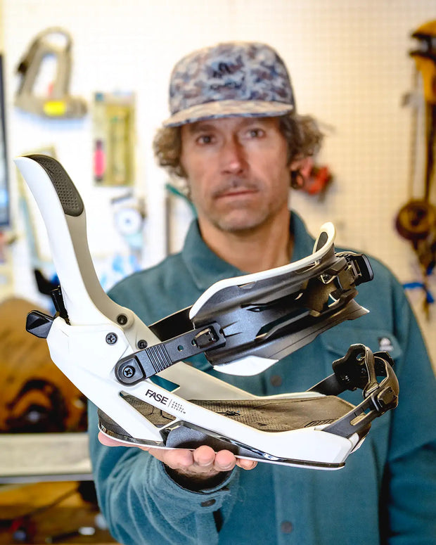 Jones Mercury Fase Snowboard Binding 2026 - WHITE