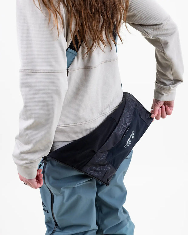 Jones Women’s MTN Surf Recycled Bibs 2026 - BLUE