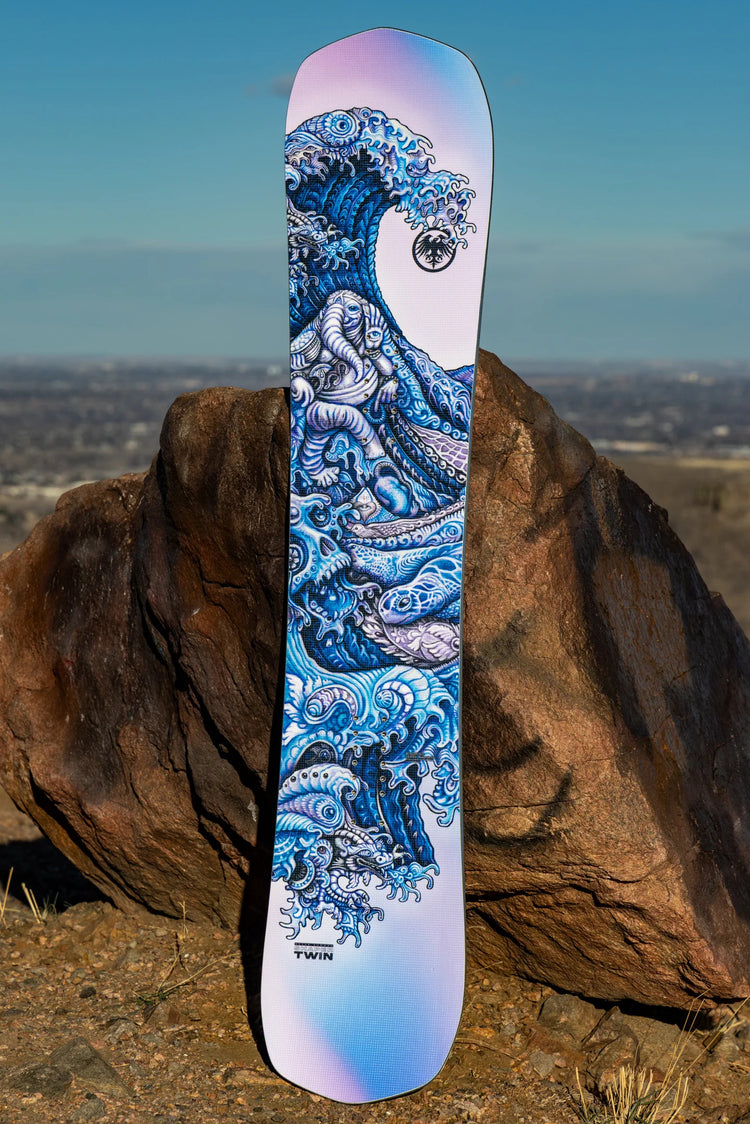 66 heritage never summer snowboard with metal ride frankenstein bindings Never Summer Women's Small Batch Shaper Twin LT Snowboard 2026 – Shoreline Tahoe