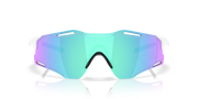 Oakley Cybr Zero Sunglasses - Polished White Frame, Prizm Sapphire Lenses