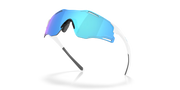 Oakley Cybr Zero Sunglasses - Polished White Frame, Prizm Sapphire Lenses