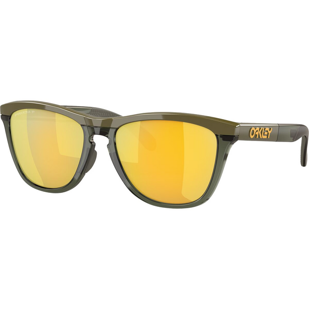 Oakley Frogskins Range Sunglasses - Dark Brush/Olive Ink Frame, Prizm 24k Polarized Lenses