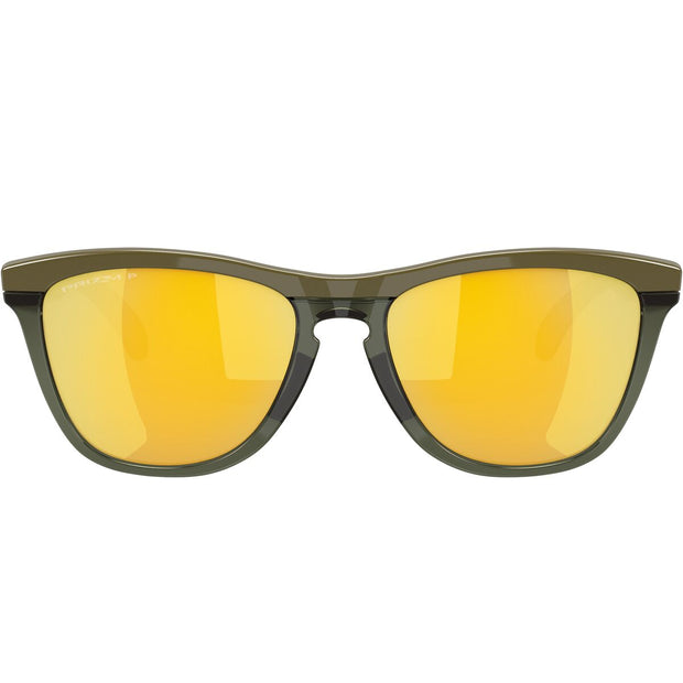 Oakley Frogskins Range Sunglasses - Dark Brush/Olive Ink Frame, Prizm 24k Polarized Lenses